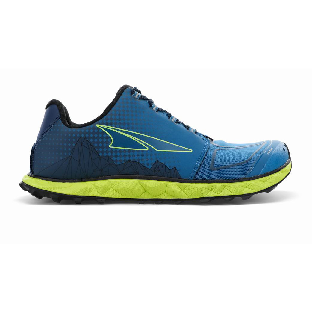 Altra Herr Superior 4.5 Sneakers Blå/LjusGröna 785630BWH